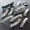 12 Packs: 20 ct. (240 total) 2.25" Rhodium Hair Barrettes by Bead Landing™